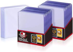 Wholesale Two Film Cover Plastic Clear Rigid Toploader Card Sleeves For Baseball Yugioh from china suppliers