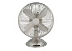 12" Electric Retro Table Fan Vintage 3 Speed Oscillating Oil Rubbed Bronze