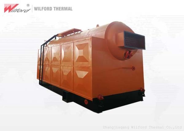 Energy Saving Wood Pellet Water Boiler Large Combustion Chamber Long Service