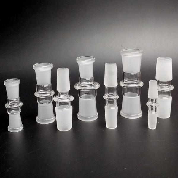 Drop Down Glass Bong Adapt / Water Pipe Adaptor Male To Male / Male To Female