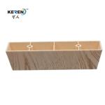 KR-P0383 Cabinet Square Plastic Feet For Sofa Frame Natural Wood Color Anti Slip
