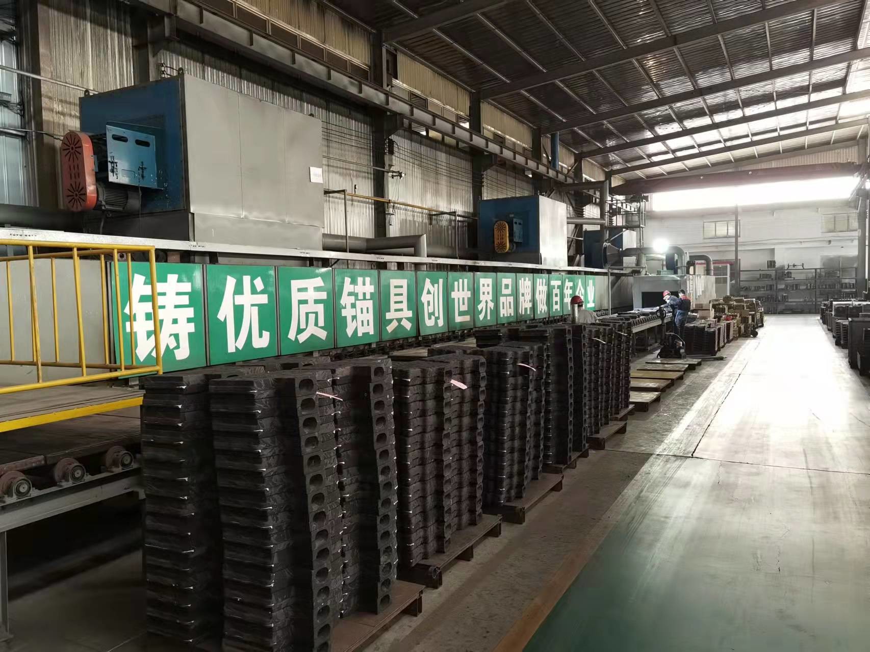 Prestressed Flat Post Tensioning Anchors Grey Casting Iron Curved