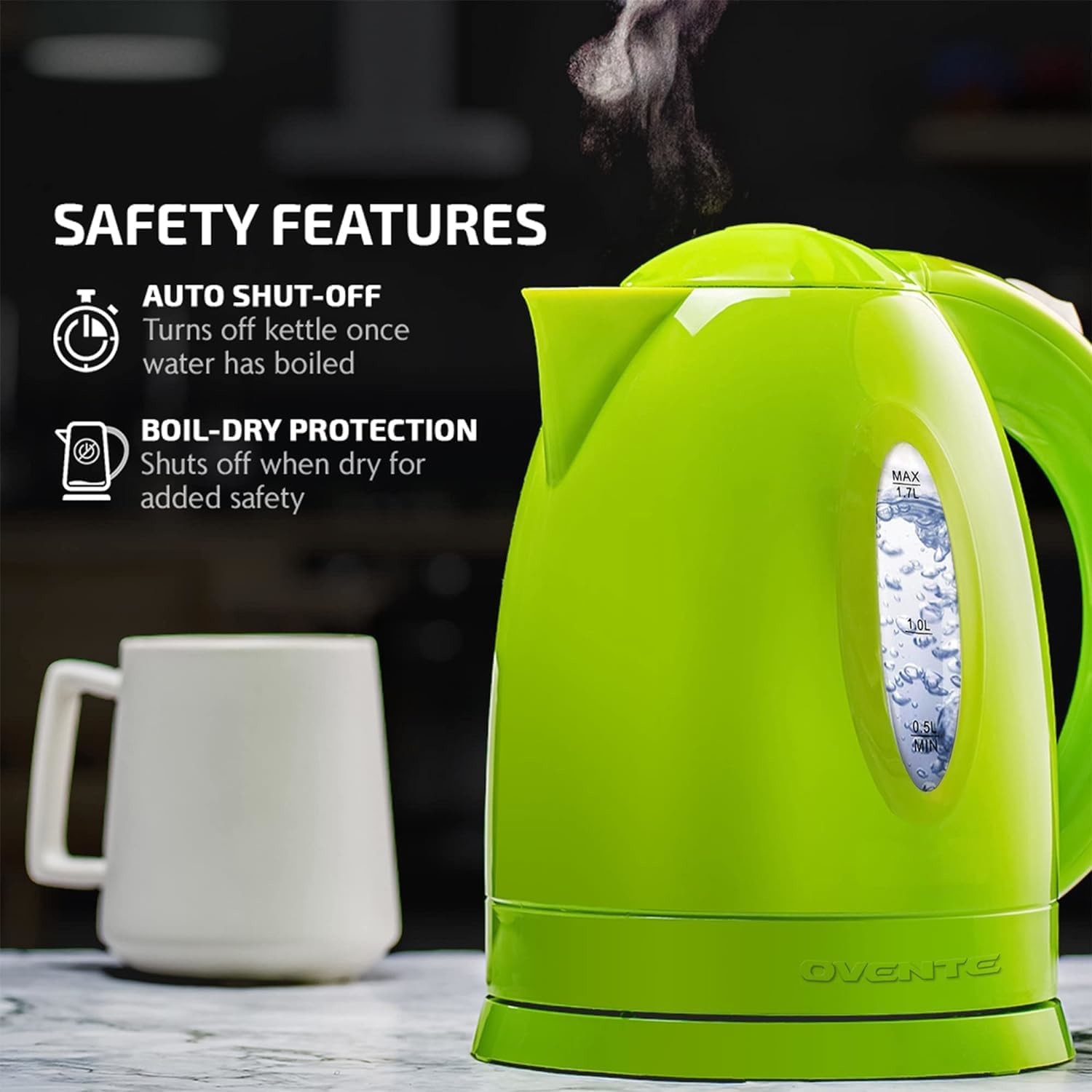 Clean Drinking Water Electric Kettle for Home amp Office BPA Free Fast Heating Boiler