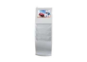 Wholesale Floor Standing Public Information Kiosk 22 Inch With Paper Holder Chargeable from china suppliers