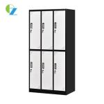 OEM Disassemble Steel Office Lockers School Gym Office Furniture 6 Door For