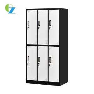 Wholesale Swimming Pool Lateral Steel Metal Locker Cupboard 6 Door D450mm from china suppliers