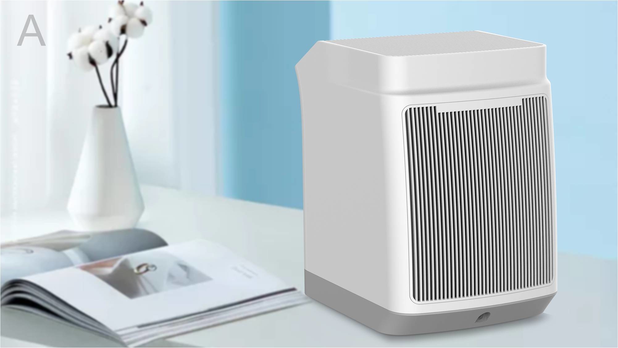 Home PM2.5 Duct Air Cleaner Hepa And Carbon Filter Air Purifier With Digital Display