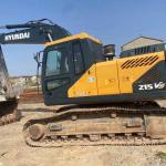R215VS Excavator Hyundai Middle Used Excavator 0.92m3 Bucket Capacity