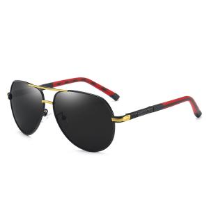 Wholesale Stylish UV400 Polarized Sunglasses Black Square Unisex Vendors Trendy Mens from china suppliers
