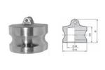 stainless steel male end threaded camlock couplings DP TYPE