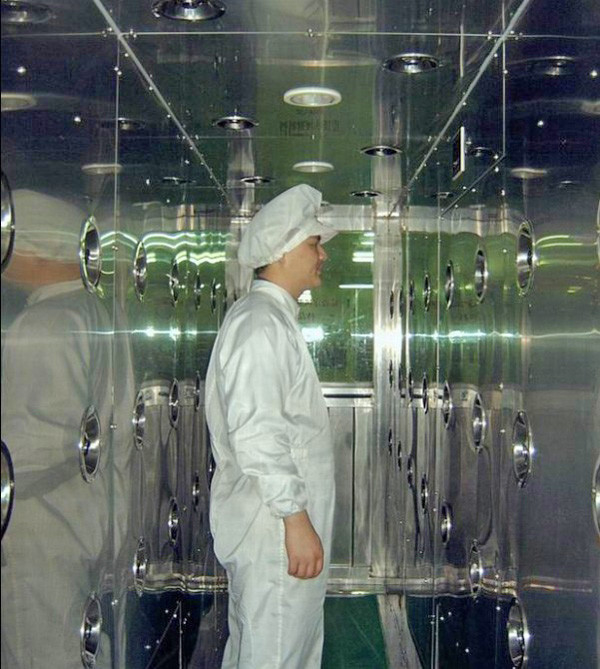 GMP Cleanroom Stainless Steel Air Shower With Air Interlocked System