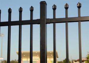 Wholesale Aluminum Galvanized Steel Spear Picket Top Tubular Garrison Australia Steel Fence from china suppliers