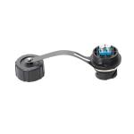 Waterproof IP67 ODVA LC Duplex Fiber Optic Adapter