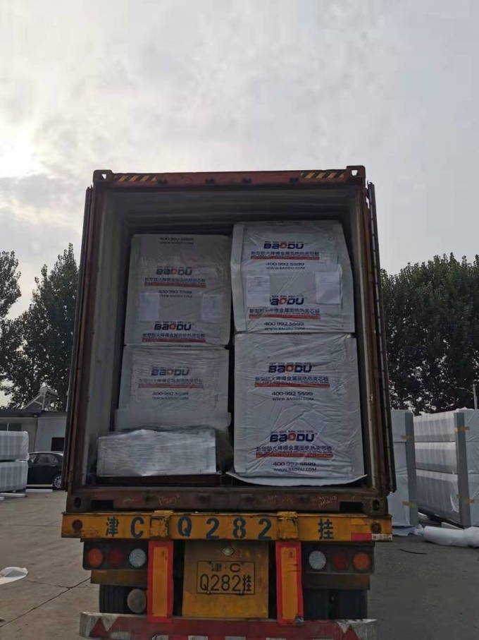 150mm Thickness Rockwool Sandwich Panel For Wall Building Warehouse