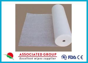 Wholesale 50% Viscose Healthy Non Woven Cloth Cross Lapping Soft Hygeian White from china suppliers