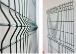 Garden 3d Bending Fence , 3mm Pvc Coated Welded Wire Fence 50x100mm