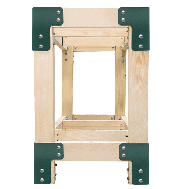 Heavy Duty Garden Angle Bracket 4*4 6*6 Pergola Wood Frame Post with Bending Process
