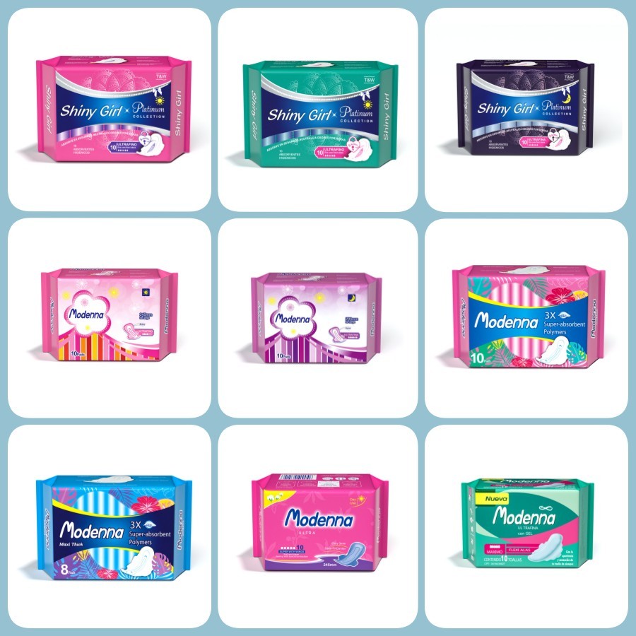 Woman Sanitary Napkins With Super Absorb Pure Cotton Surface New Packing Female Sanitary Pad Samples Free