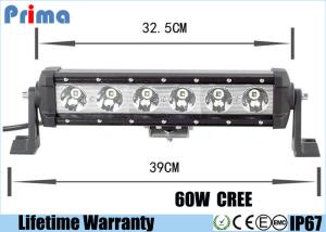 Wholesale 15.5 Inch Single Row LED Car Light Bar 60W High Power Sealed Housing PC Lens from china suppliers