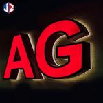 Advertising 12V LED Acrylic Signage Energy Saving uniform luminescence