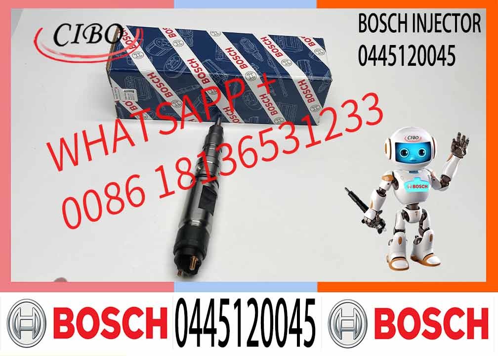 Diesel Engine Fuel Injector 0445120045 Fuel Injector Assembly 0 445 120 045 For Man Truck