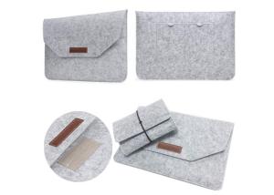 Wholesale Custom Portable Felt Laptop Bag For 13 Inch Macbook Air / Macbook Pro from china suppliers