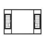 5 27A 55 9A 5 12A 5 Glass Aluminium Casement Windows for Customized Product