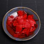 Fukushinzuke Japanese Pickled Radish Red Pink Color