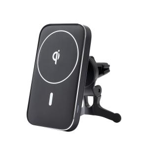 Wholesale Square silicone surface 10W Magnetic Car Vent Charger 360° Rotation from china suppliers