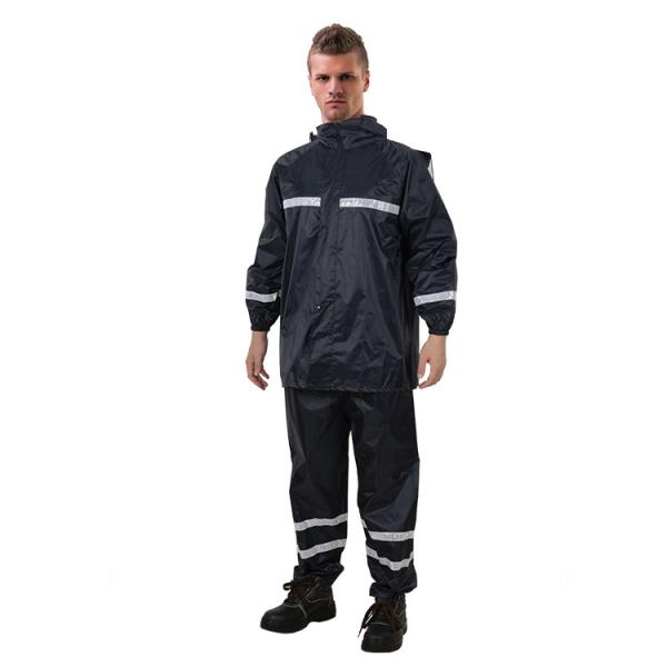 Outdoor Activity Fishing RAINWEAR RR014 Rubberized Polyester PVC Waterproof Rain