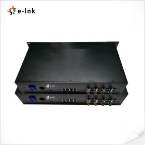 Wholesale 8Ch Gigabit PoE + 6Ch Forward 3G-SDI + 2Ch Backward 3G-SDI Fiber Optic Extender from china suppliers