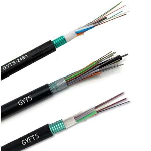 Wholesale Singlemode Muitimode OM1 OM2 OM3 Outdoor Aerial Duct Underground GYTS GYFTS Fiber Optic Cable from china suppliers