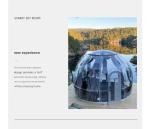 Unforgettable Outdoor Experience Transparent PC Hotel Room at Scenic Area