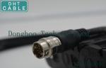 Coaxial 12 Pin Male to Female Coupled Hirose Cable Assemblies for Analog Cameras