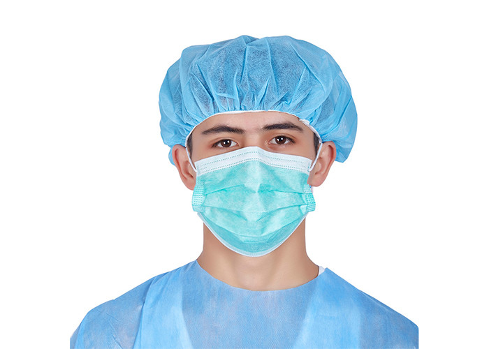 Outdoor Disposable Earloop Surgical Mask Anti Pollution Dust Mask 3 Ply