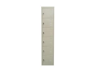 Wholesale Large Capacity Metal Office Lockers Six Door Water Resistant Easy Assemble from china suppliers