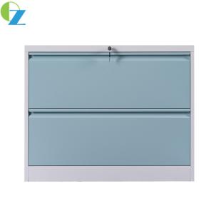 Wholesale W900mm Cold Rolling Steel Office Lateral File Cabinets 2 Drawer Fully Opened from china suppliers