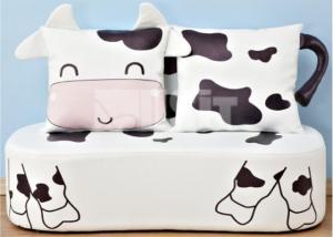 Wholesale Animal Little Cow Childrens Sofa Chair Bed Lounger Children Room Furniture from china suppliers