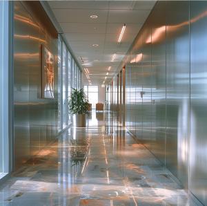Wholesale Durable Stainless Steel Panels , Black Matte , 3mm Thick , For High-Traffic Areas from china suppliers