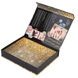 Wholesale Empty Fancy Fake Press On Nail Packaging , False Nail Foil Gift Boxes Packaging from china suppliers
