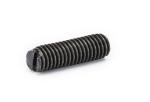 Headless Alloy Steel Metal Set Screws Slotted Drive Flat Point DIN24766