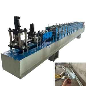 China 2024 Full automaticBest Seller Steel Roller Shuttering Door Guide Rail Roll Forming Machine on sale
