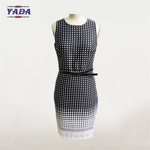 Ladies bodycon slim summer sleeveless formal office dresses fashion clothes