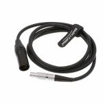 XLR 4 Pin Male to 6 Pin Female Power Cable For Red Epic Scarlet