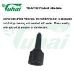 Black Rubber Lamb Milk Teats Milk Drink Nipples For Calf Feeding Drinking