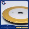 Buy cheap Golden Coated Circular Slitter Blades Paper Cutting Slitter Machine 90.0-92.5HRA from wholesalers