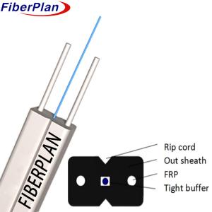 Wholesale 1 Core Tight Buffer Indoor FTTH Drop Fiber Optic Cable LSZH Sheath from china suppliers