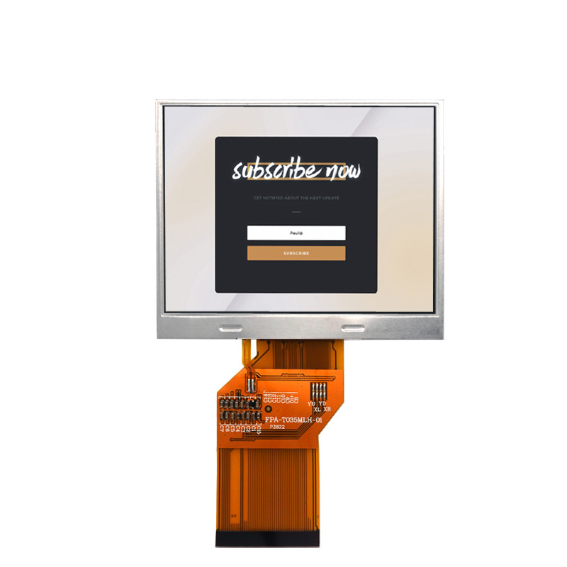 3.5 Inch 900cd/M2 LCD TFT Display, 320x240 Resolution, 54 Pins 24bit RGB Interface
