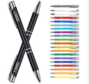 Wholesale Newly luxury Metal Pen Office ball point pen business metal pen in different colors Pen with custom logo from china suppliers