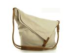 Wholesale Canvas Handbags Folded Design Waxed Canvas Messenger Bag